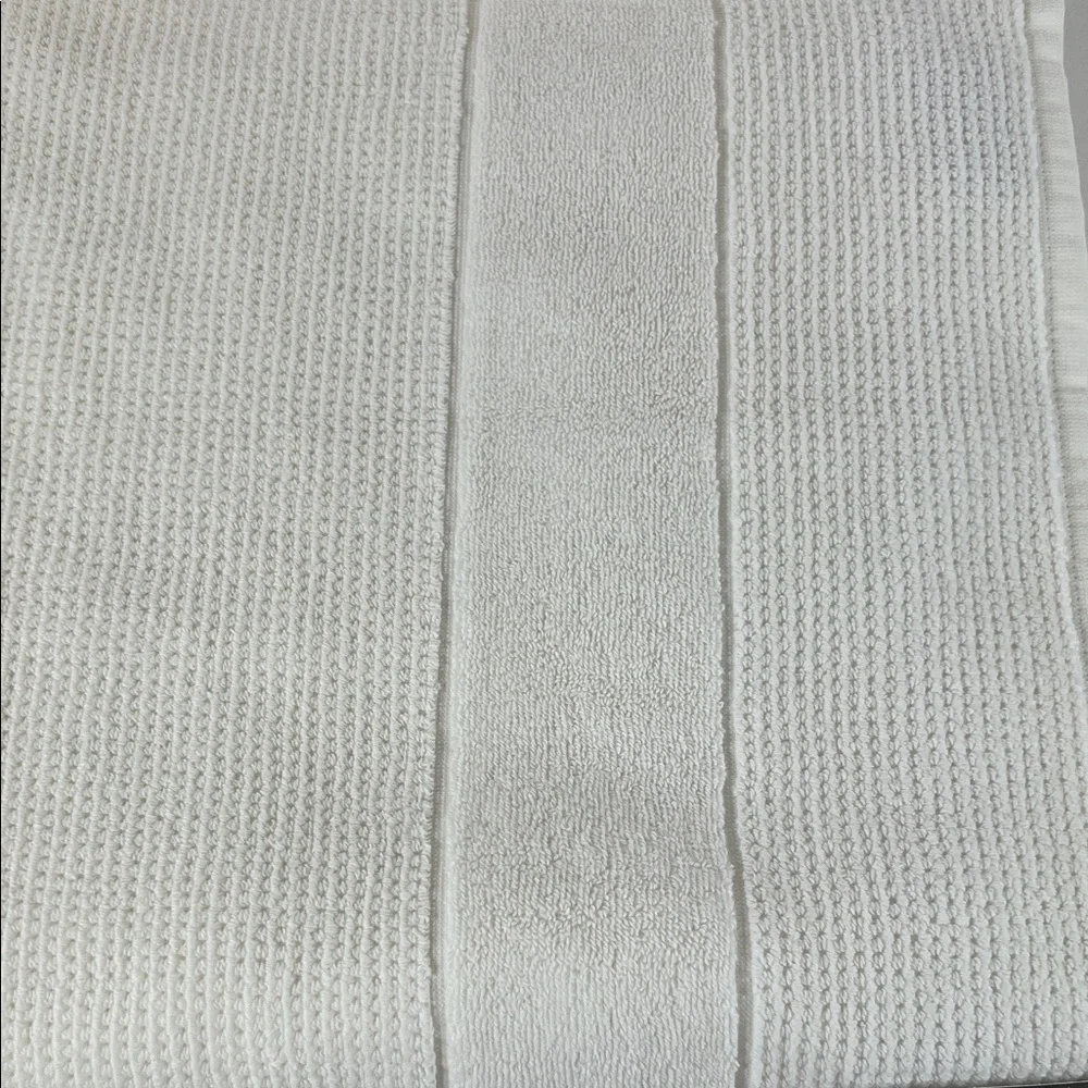 Hotel Balfour Classic Off White Bath Towel Set 100% Turkish Cotton 2 pc NEW